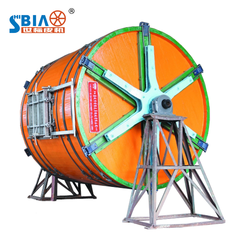 Shibiao Normal Wooden Drum For Leather Factory Feat