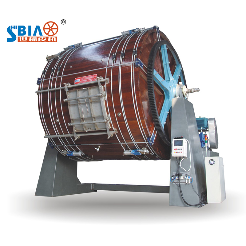 Shibiao Normal Wooden Drum For Leather Factory Feat